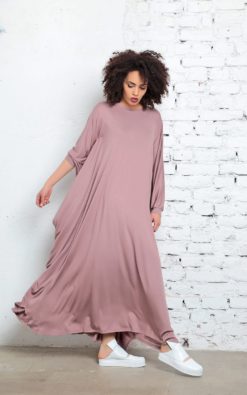 Maxi Dress, Abaya, Plus Size Clothing, Kaftan Dress, Caftan Dress, Boho Dress, Cape Dress, Funky Dress, Women Dress, Blush Pink Maxi Dress