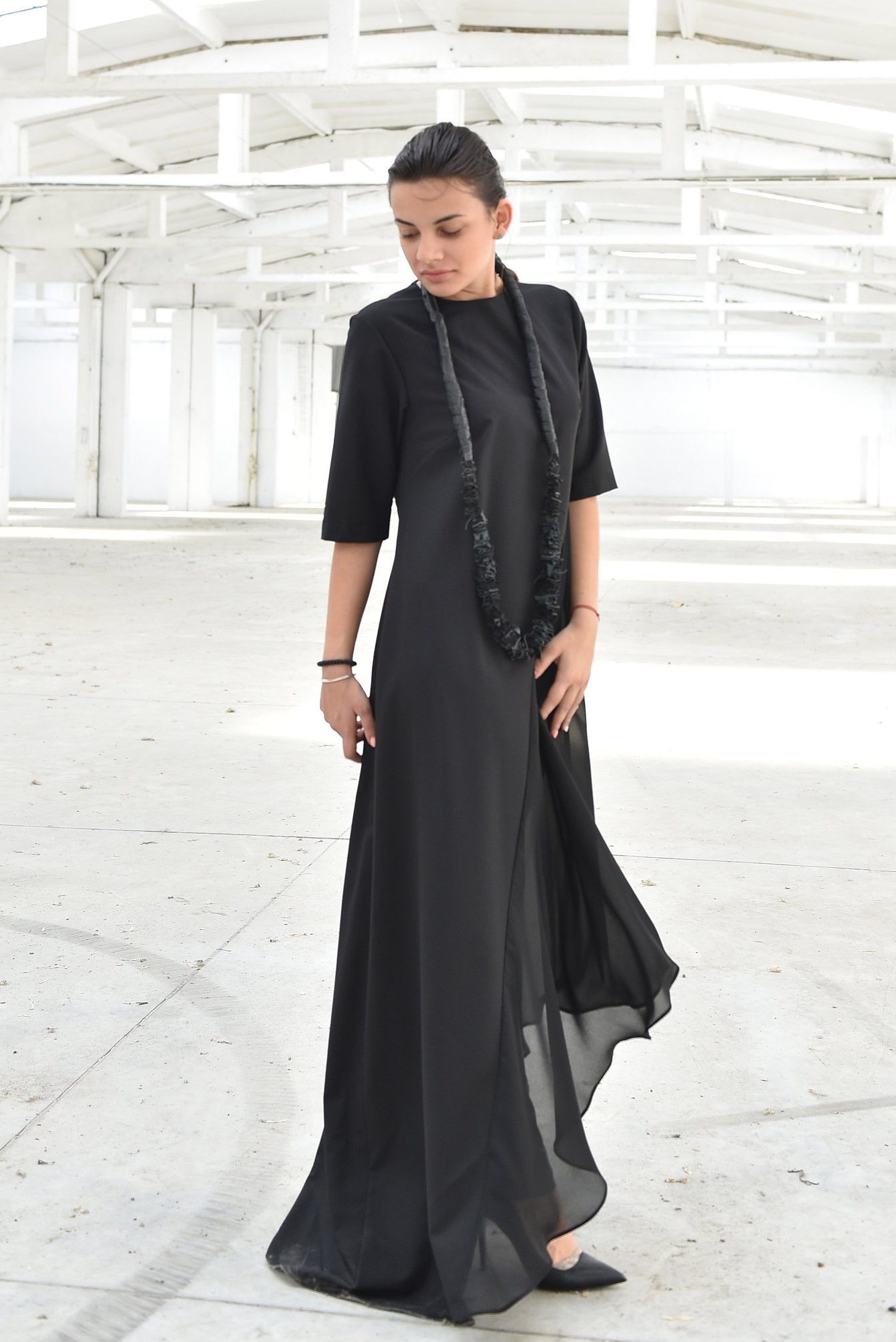 Mink Long Dress for Muslim Ladies 279322V - Neva-style.com