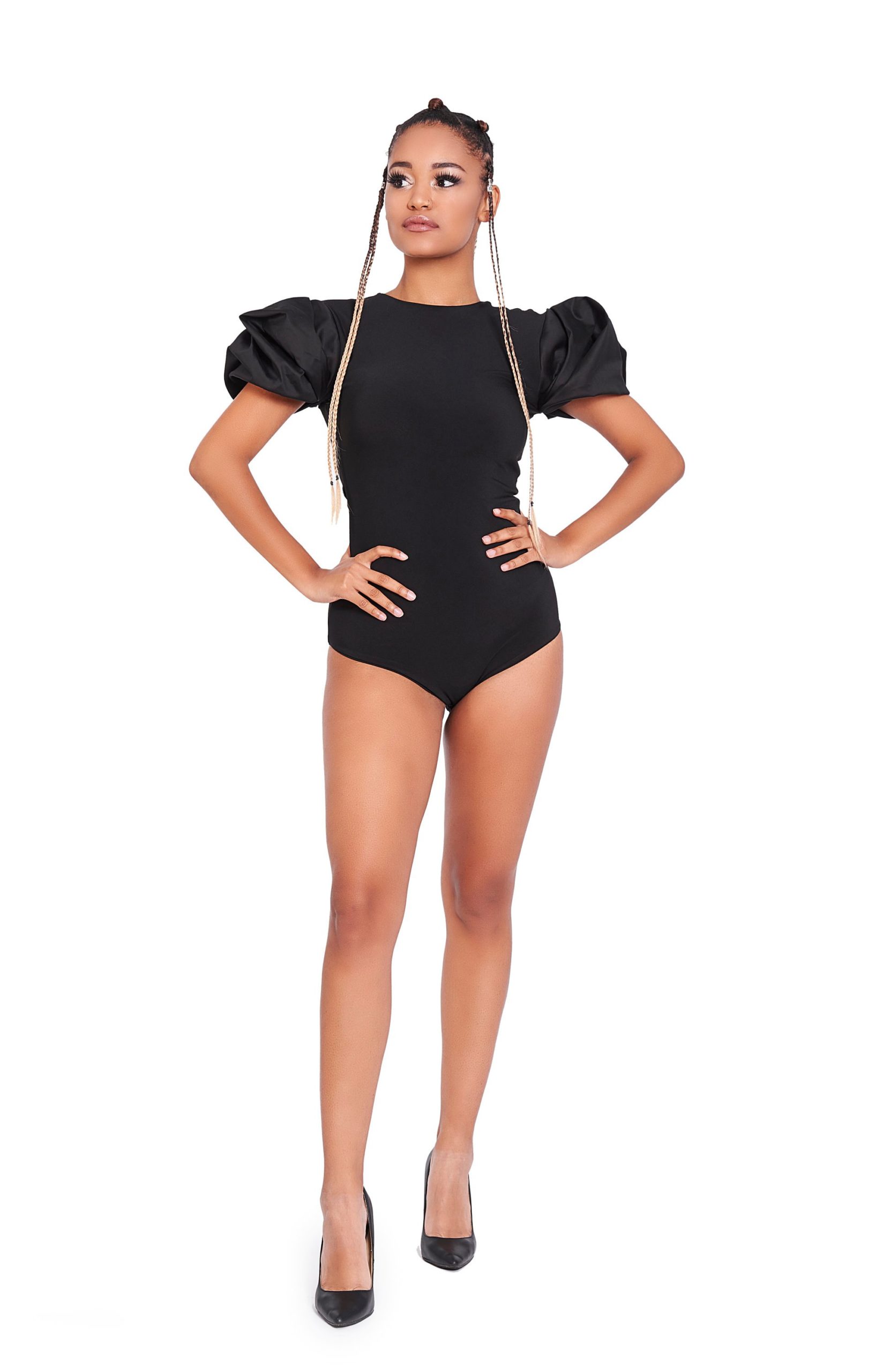 Bodysuit With Puff Sleeves - ALLSEAMS