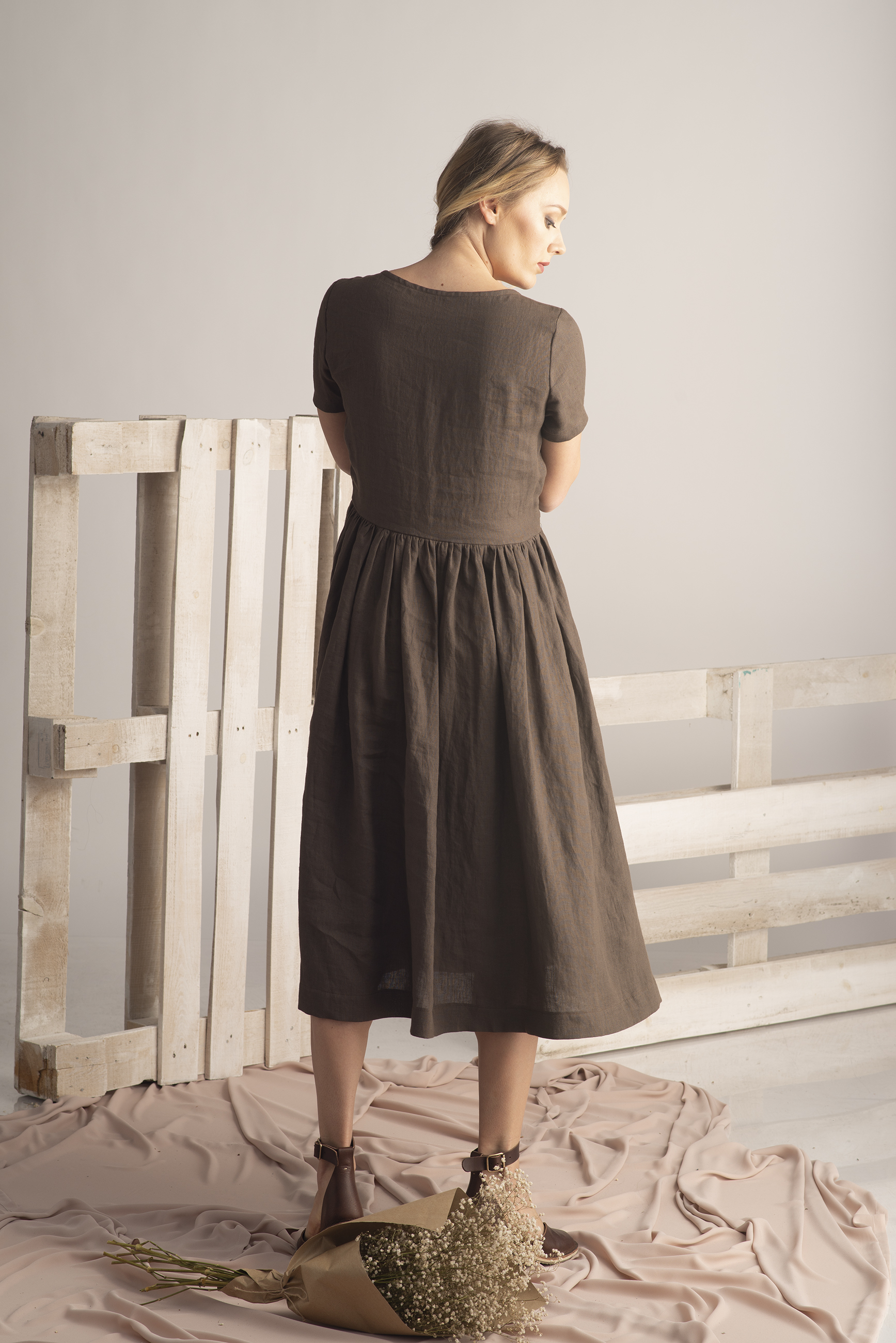Linen Smock Dress ALLSEAMS