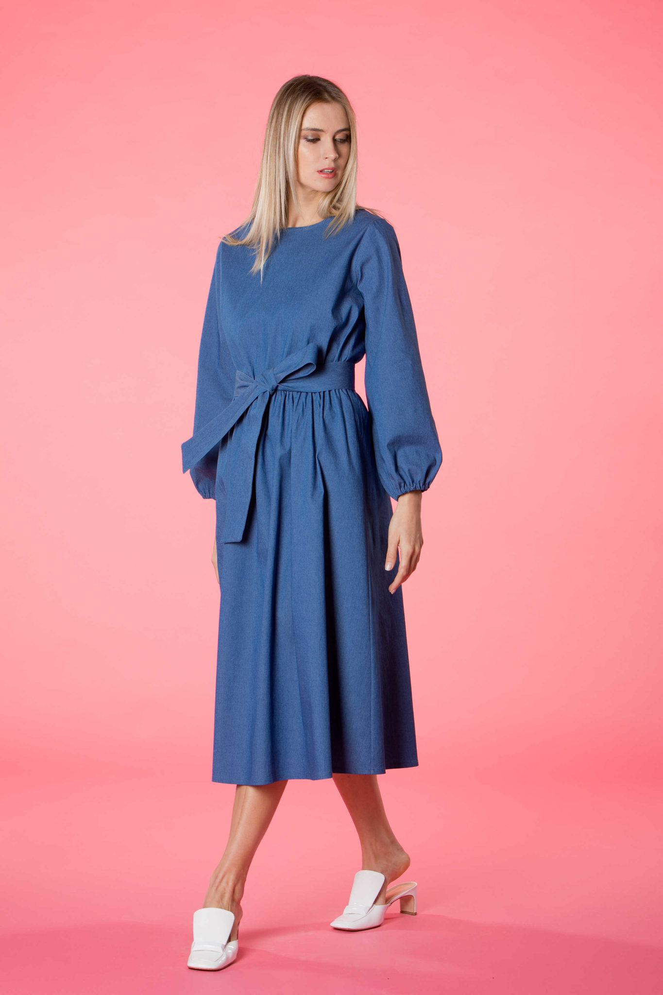 Denim Midi Dress ALLSEAMS