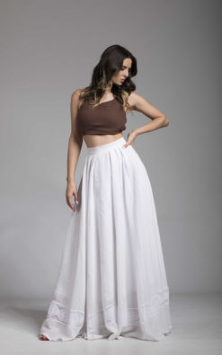 Linen Maxi Skirt, Flare Skirt, Long Boho Skirt, Summer Skirt, High Waist Skirt, Casual Skirt, Circle Skirt, Soft Linen Skirt