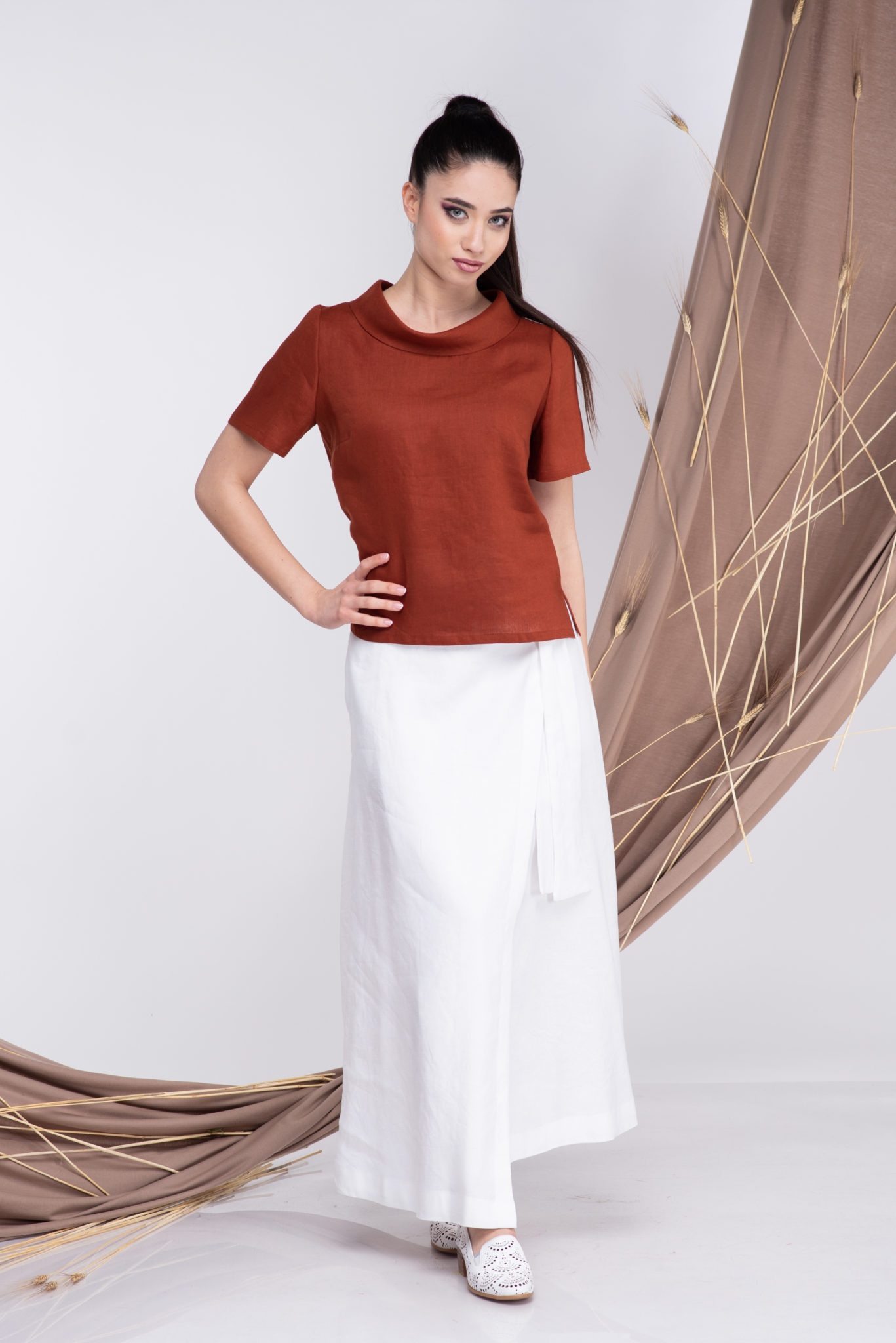 Linen Set Skirt And Top ALLSEAMS — free download