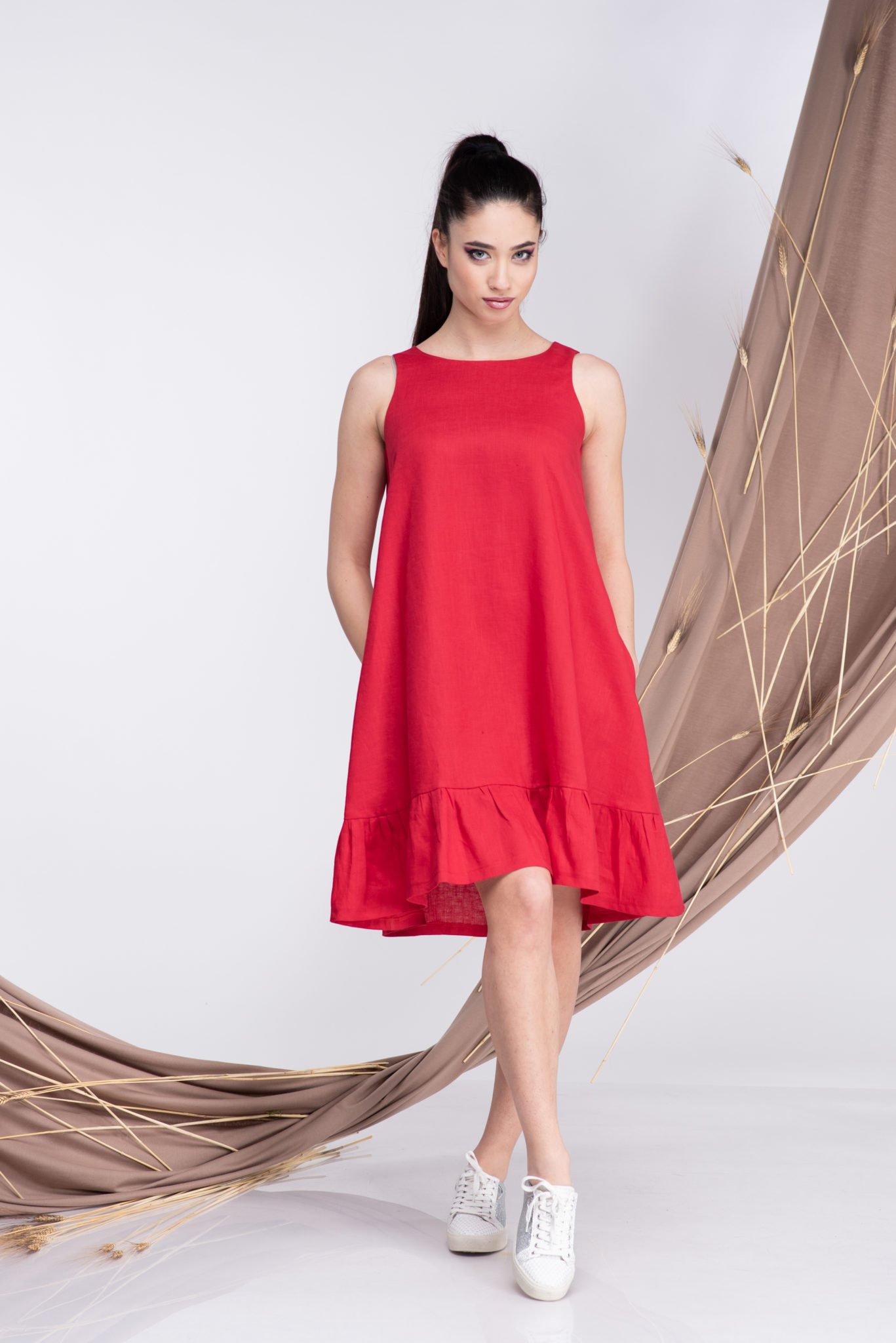 Sleeveless Dress With Pockets ALLSEAMS