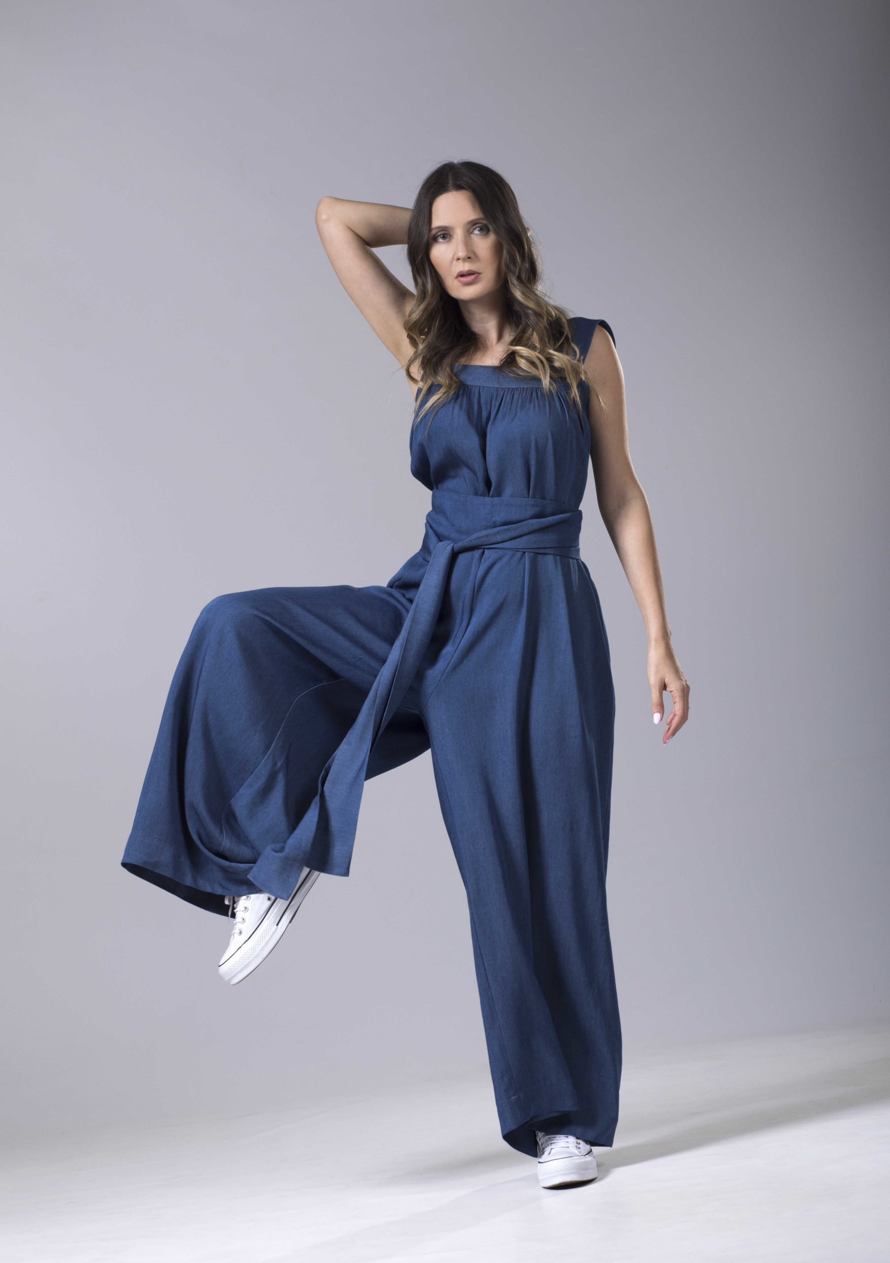 Women Casual Cotton Loose Solid Summer Jumpsuit | Jumpsuit summer, Casual  women, Casual