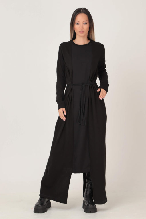 Sweater Dress, Knitted Maxi Dress, Black Dress, Loose Knit Dress, Winter Dress, Plus Size Clothing, Dress For Women, Gothic Knit Dress