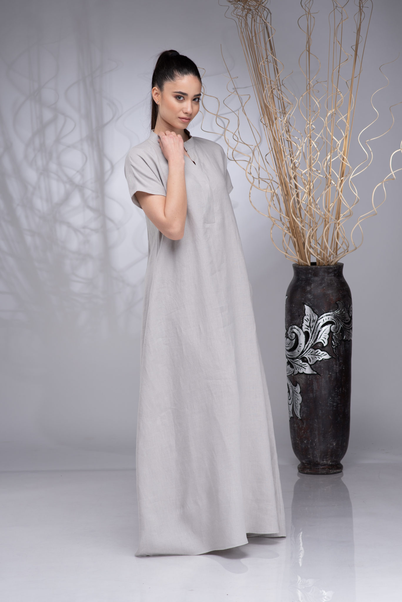 Short Sleeve Abaya Dress - ALLSEAMS