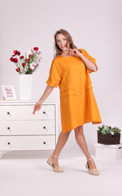 Linen Petite Dress - ALLSEAMS