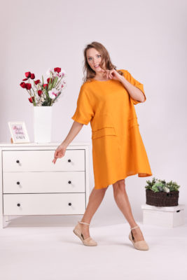 Linen Petite Dress - ALLSEAMS