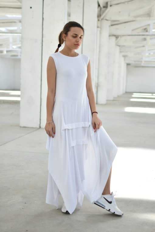 Asymmetrical Sleeveless Dress