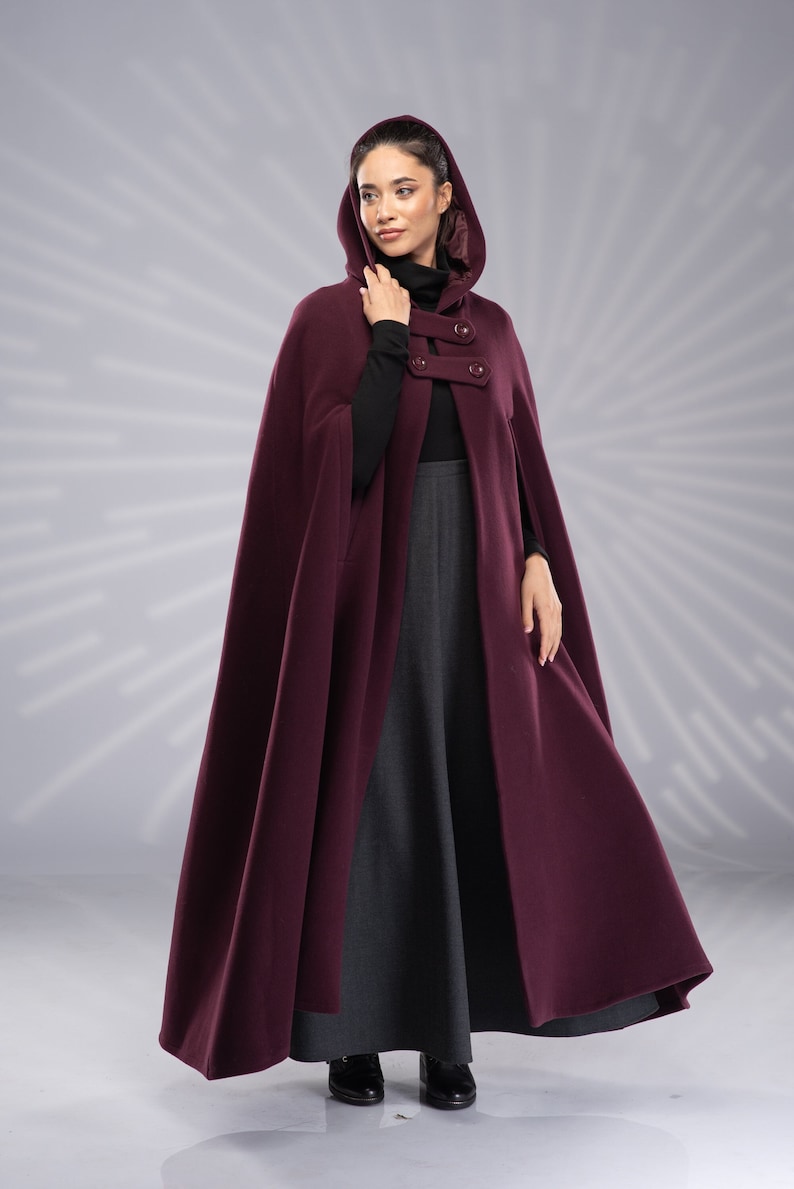 medieval hooded cape
